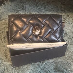 Kurt Geiger Black Quilted Wallet